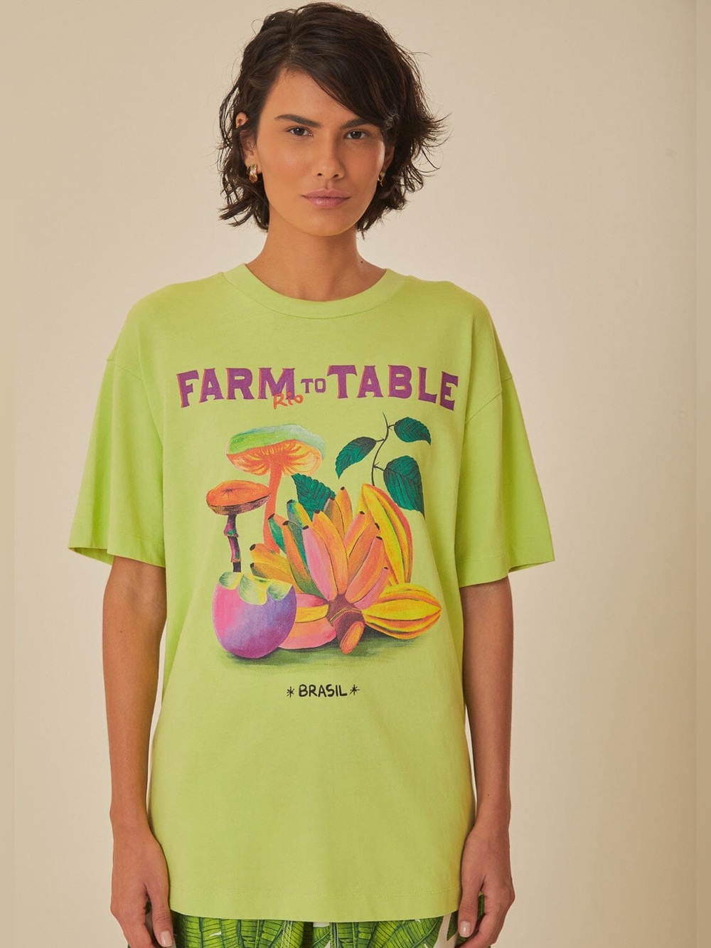 Farm Rio Oversized Graphic Tee